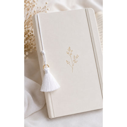10 Mini Borlas Blancas Adornos / Embellishments Hobbees