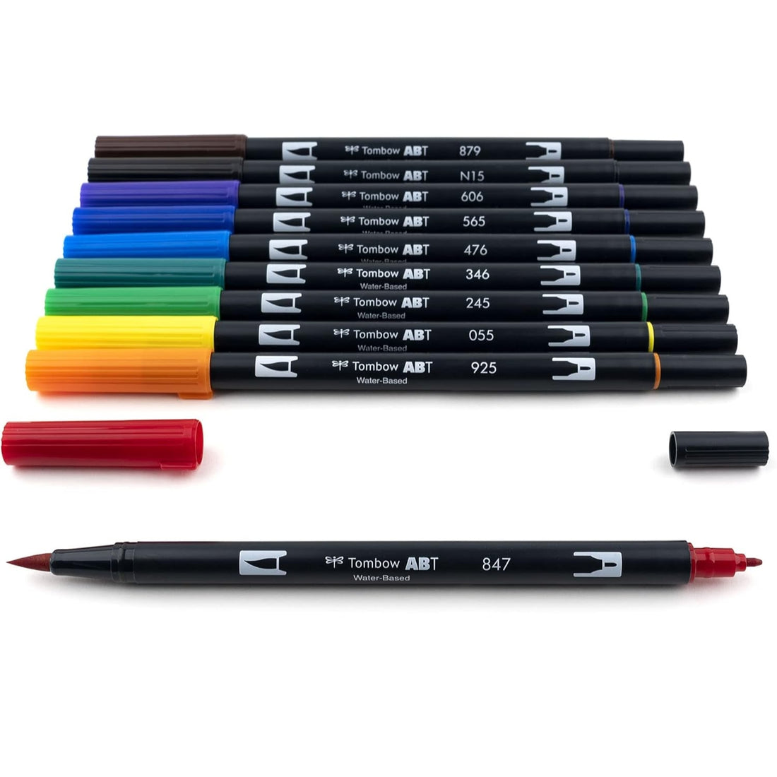 Marker Brush Pens Primary Palette / Marcadores Acuarelables Colores Primarios Marcadores &amp; Plumones Tombow
