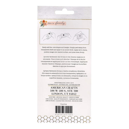 This is Family Clear Stamps / Sellos de Polímero Familia Sellos JEN HADFIELD
