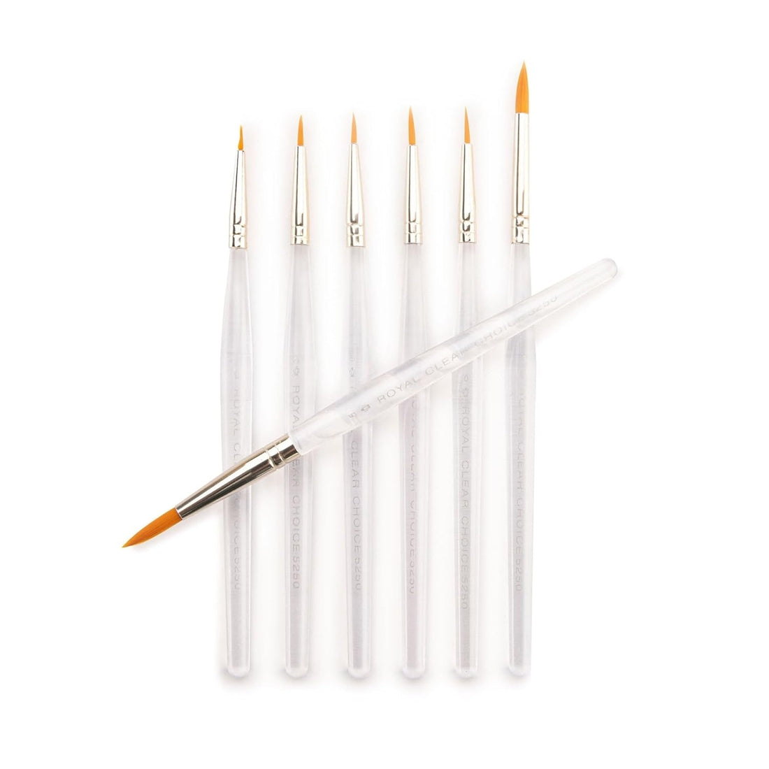 Gold Taklon Value Pack Brush Set / Set de Pinceles de Cerda Taklon Pinceles y Brochas Royal Langnickel