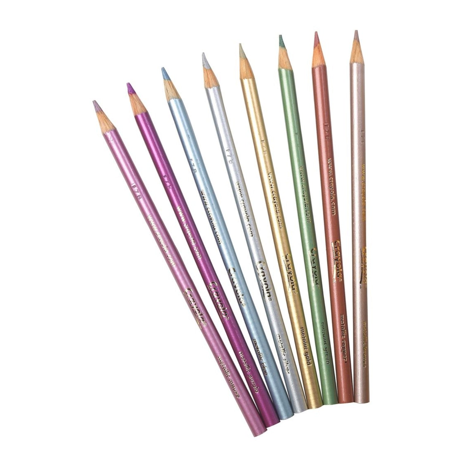 Crayola Metallic Colored Pencils / Lápices de Colores Metálicos Colores y Plumones Crayola