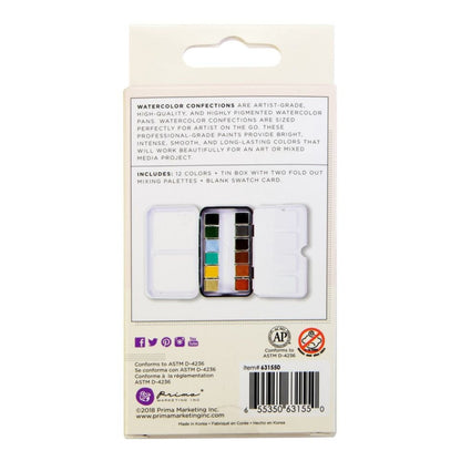 Watercolor Paint Set / 12 Tubos de Acuarela Acuarela Prima Marketing
