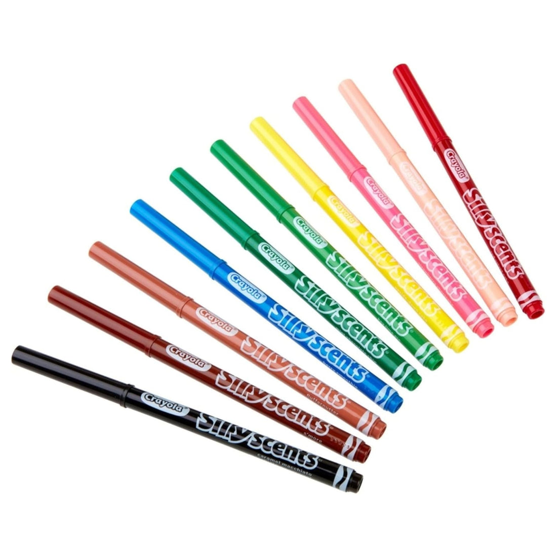 Silly Scents Washable Slim Markers / Plumones Lavables con Olor Marcadores &amp; Plumones Crayola