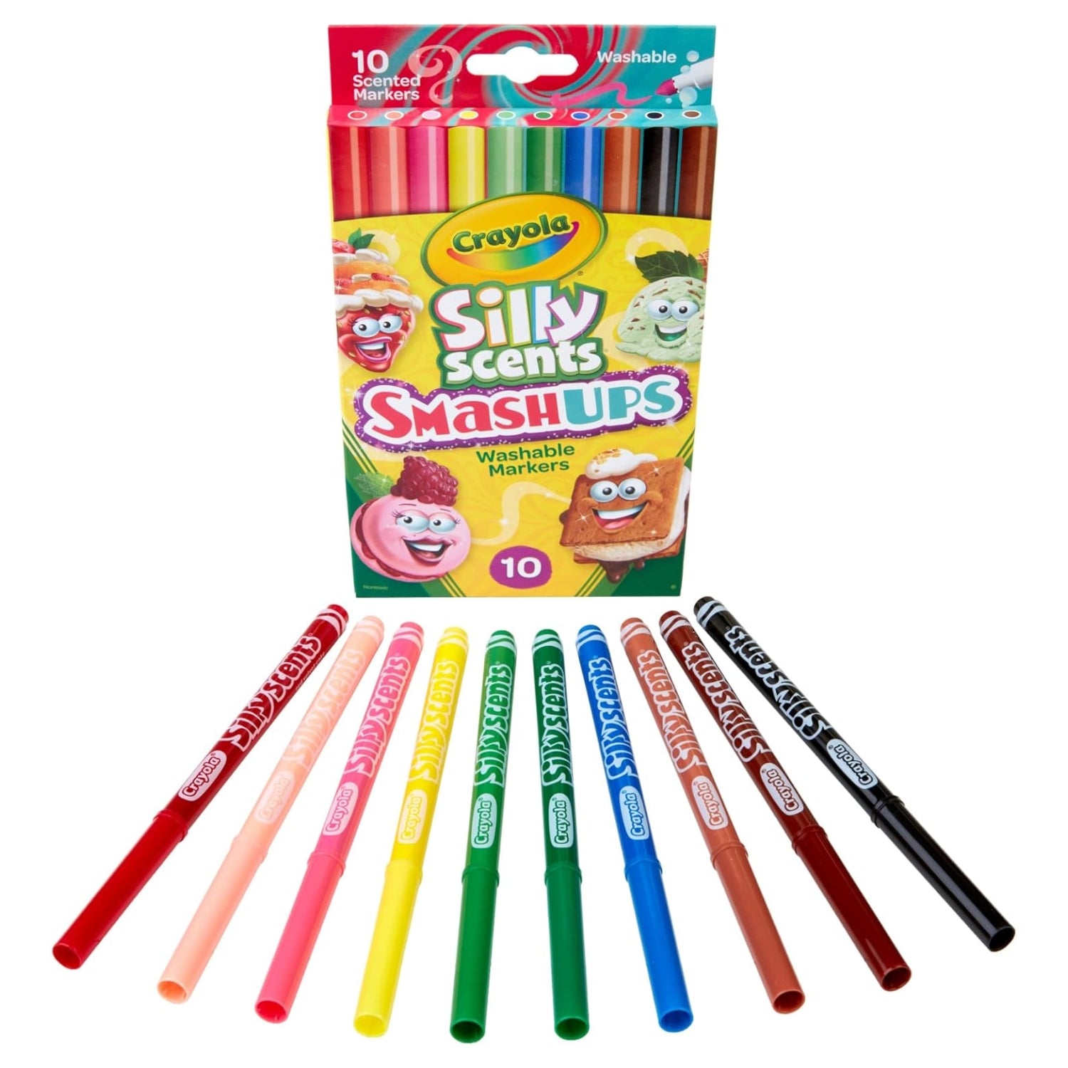 Silly Scents Washable Slim Markers / Plumones Lavables con Olor