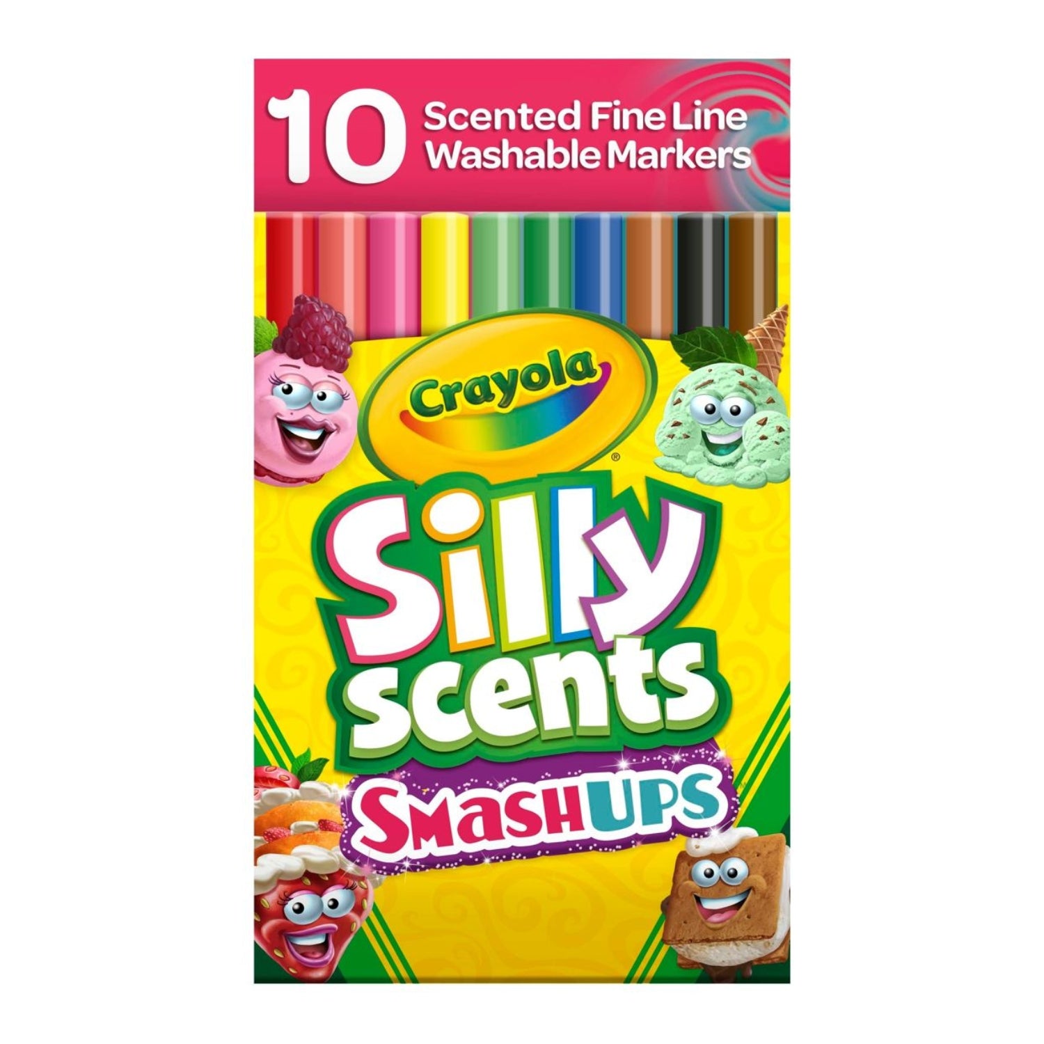Silly Scents Washable Slim Markers / Plumones Lavables con Olor