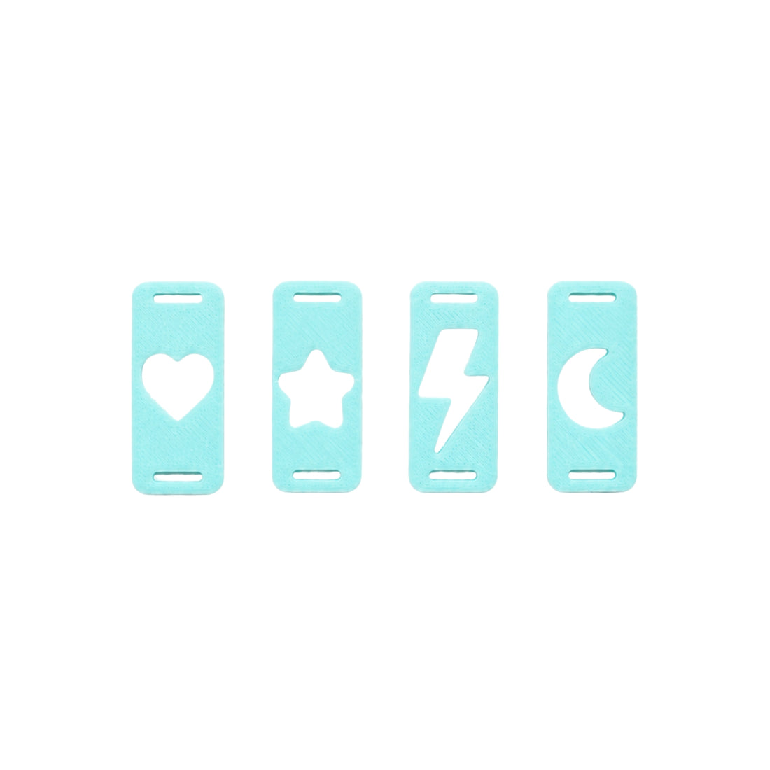 4 Charms para Encuadernación Aqua