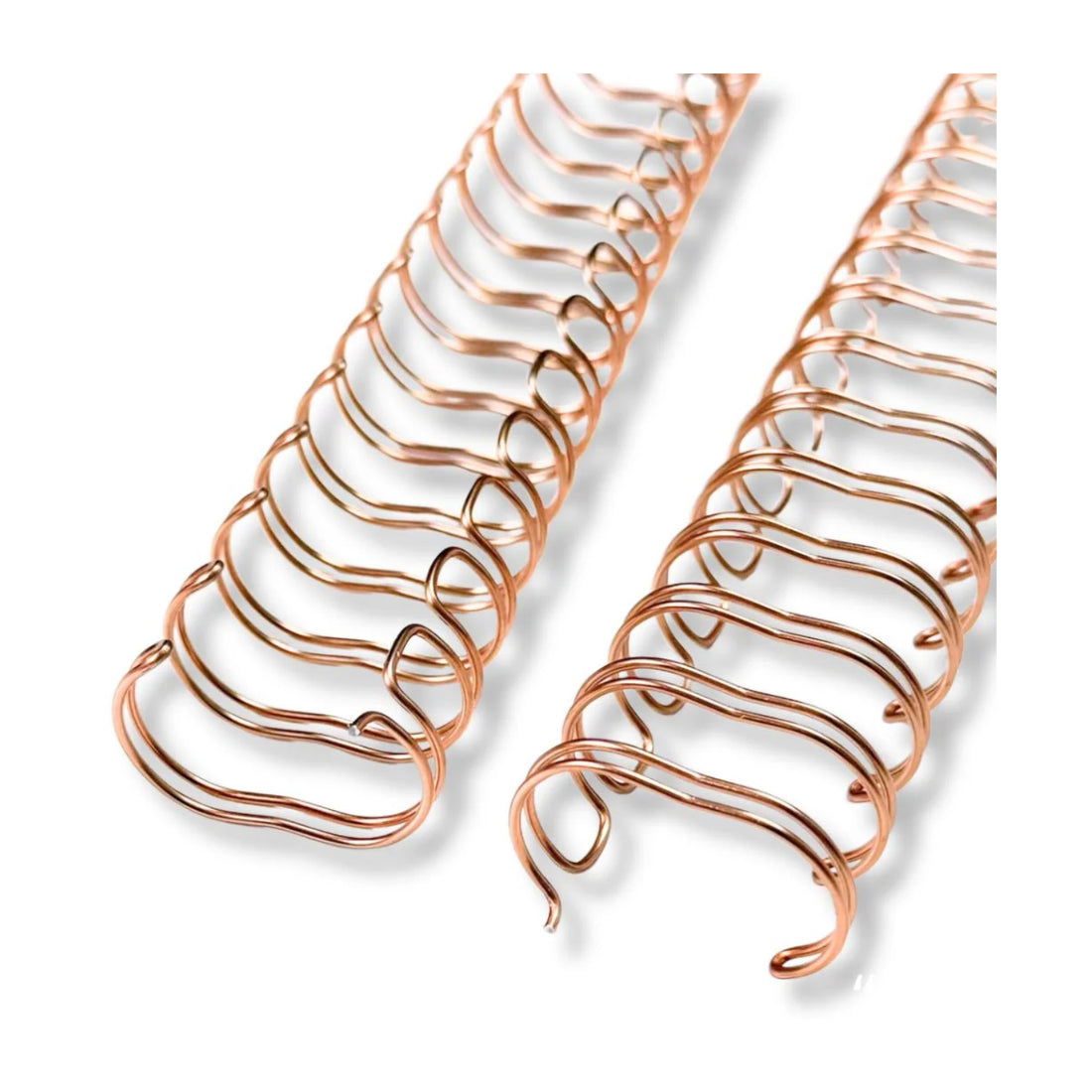 10 Espirales Metálicos Journelle Rose Gold 3/4" Arillos para Engargolar Angie Guerra &amp; Hobbees