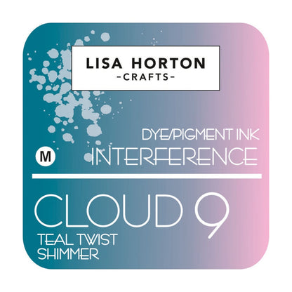 Interference Ink Pad Teal Twist / Tinta De Interferencia Verde Azulado Tinta para Sellos Lisa Horton Crafts