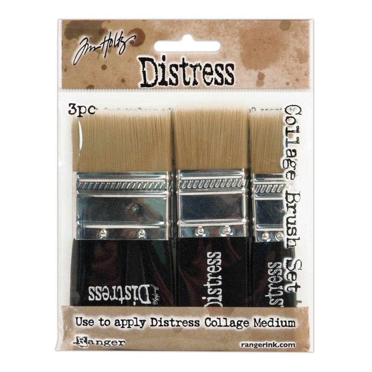 Distress Collage Brush Assortment / Pinceles para Collage Tim Holtz Pinceles y Brochas Tim Holtz - Ranger