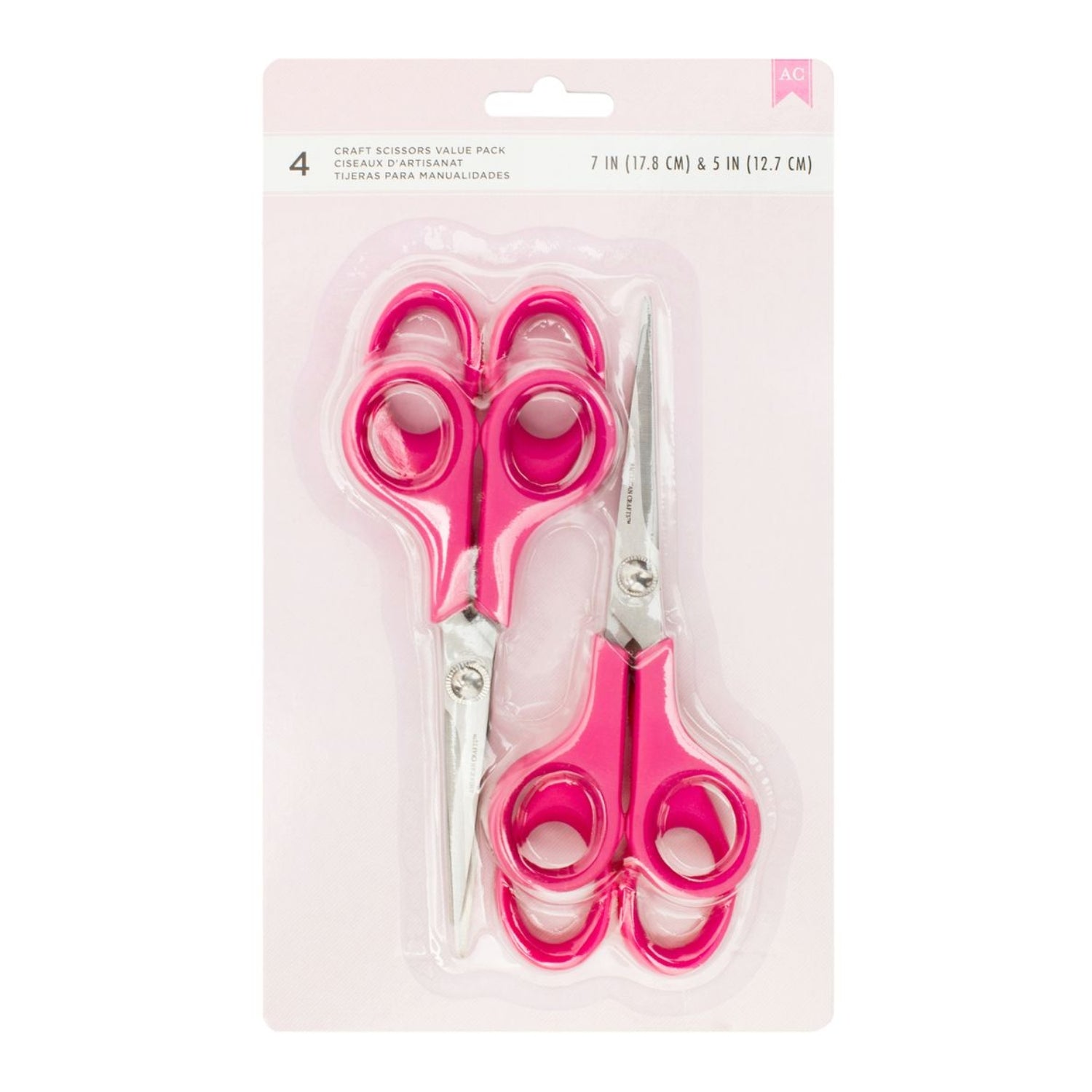Cutup Scissors / Set de 4 Tijeras Rosas Tijeras / Cutters American Crafts