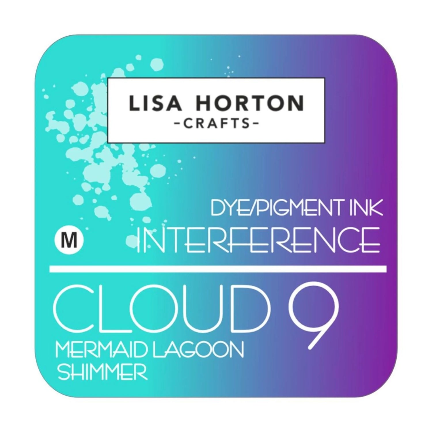 Interference Ink Pad Mermaid Lagoon / Tinta De Interferencia Laguna Tinta para Sellos Lisa Horton Crafts