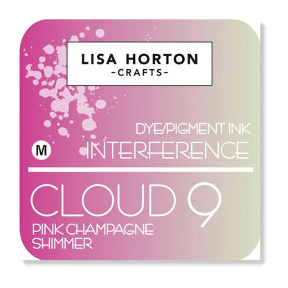 Interference Ink Pad Pink Champagne / Tinta De Interferencia Champaña Rosa Tinta para Sellos Lisa Horton Crafts