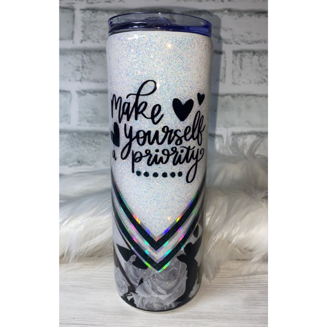 Spin It Extra Fine Glitter White Metalic / Diamantina Extra Fina Color Blanco Metálico Adornos / Embellishments We R Memory Keepers