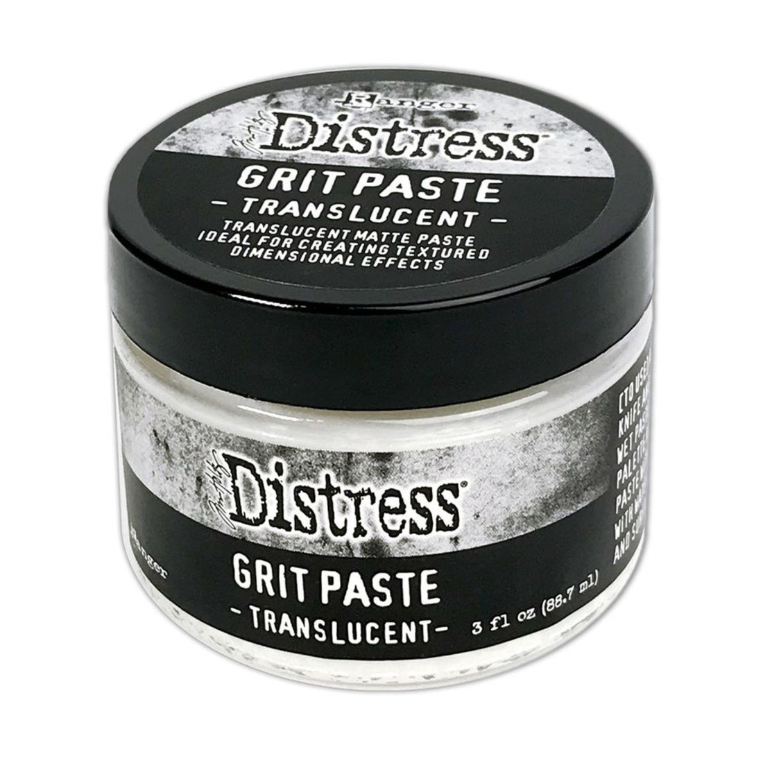 Tim Holtz Distress Grit Paste Translucent / Pasta de Arena Translúcida Medios Mixtos y Pastas Texturizadoras Tim Holtz