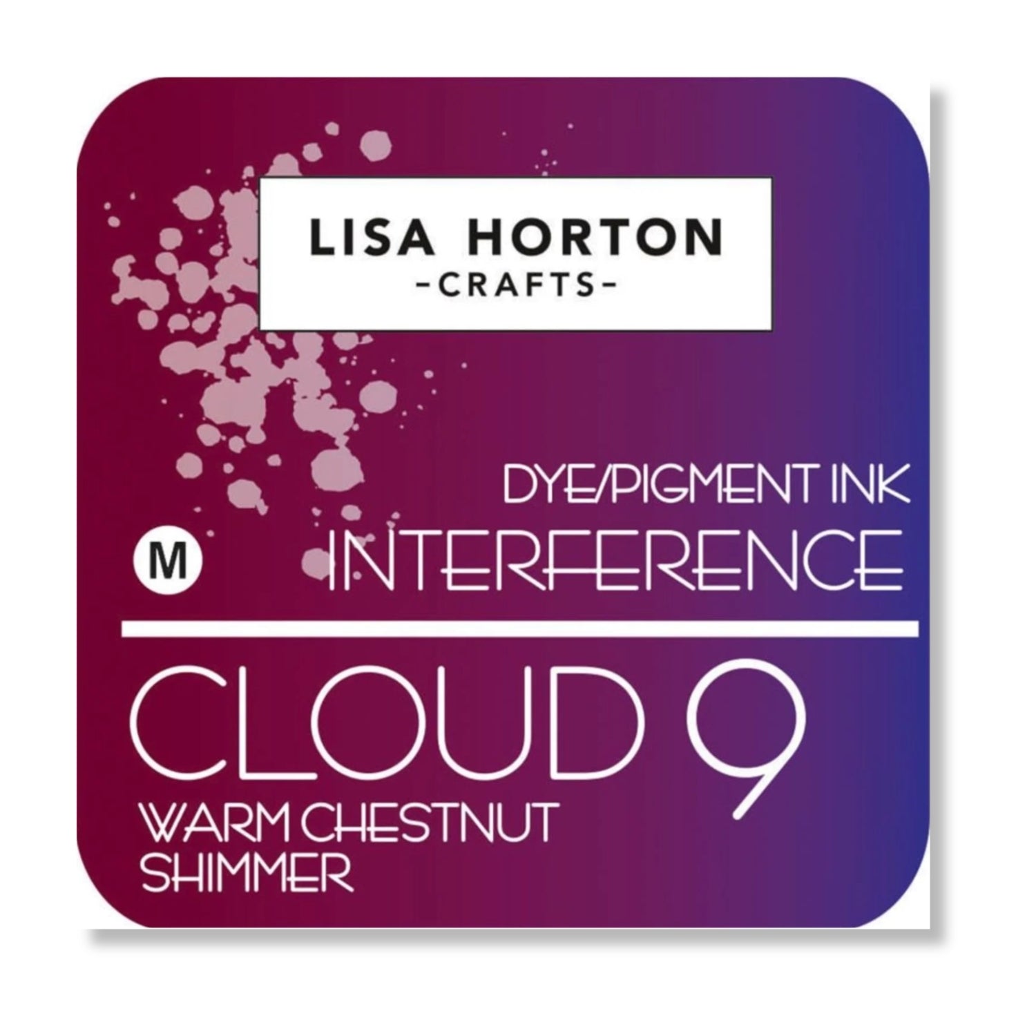 Interference Ink Pad Warm Chestnut / Tinta De Interferencia Castaña Tinta para Sellos Lisa Horton Crafts