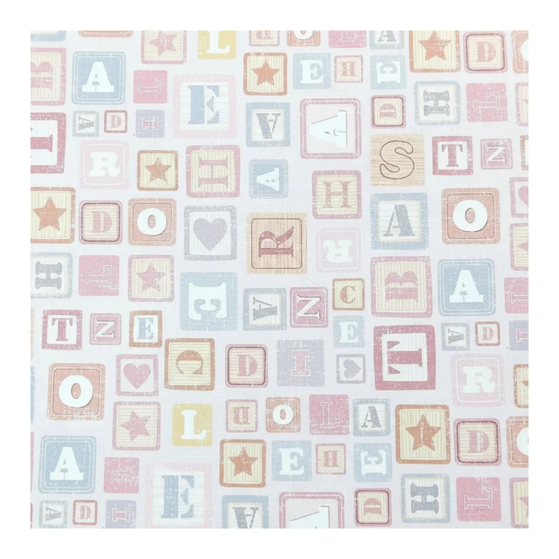 Double-Sided Cardstock Nursery / 1 Hoja de Cartulina Doble Cara Bebés Papel, Hojas Sueltas American Crafts