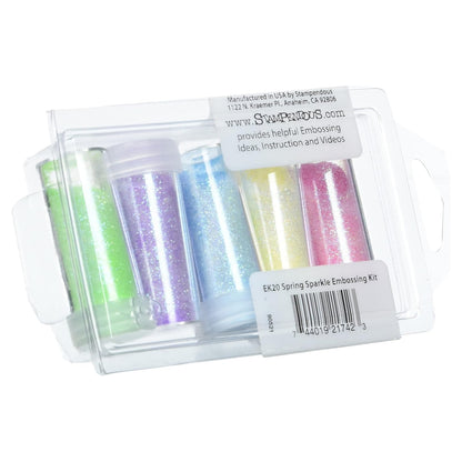 Embossing Powder Spring Sparkle Set / 5 Polvos de Embossing Primavera