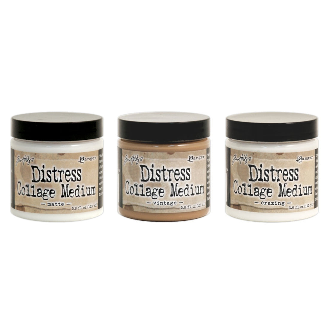 Tim Holtz - Distress Collage Medium / Gel para Pegar Estratificar y Sellar Adhesivos / Pegamentos Ranger