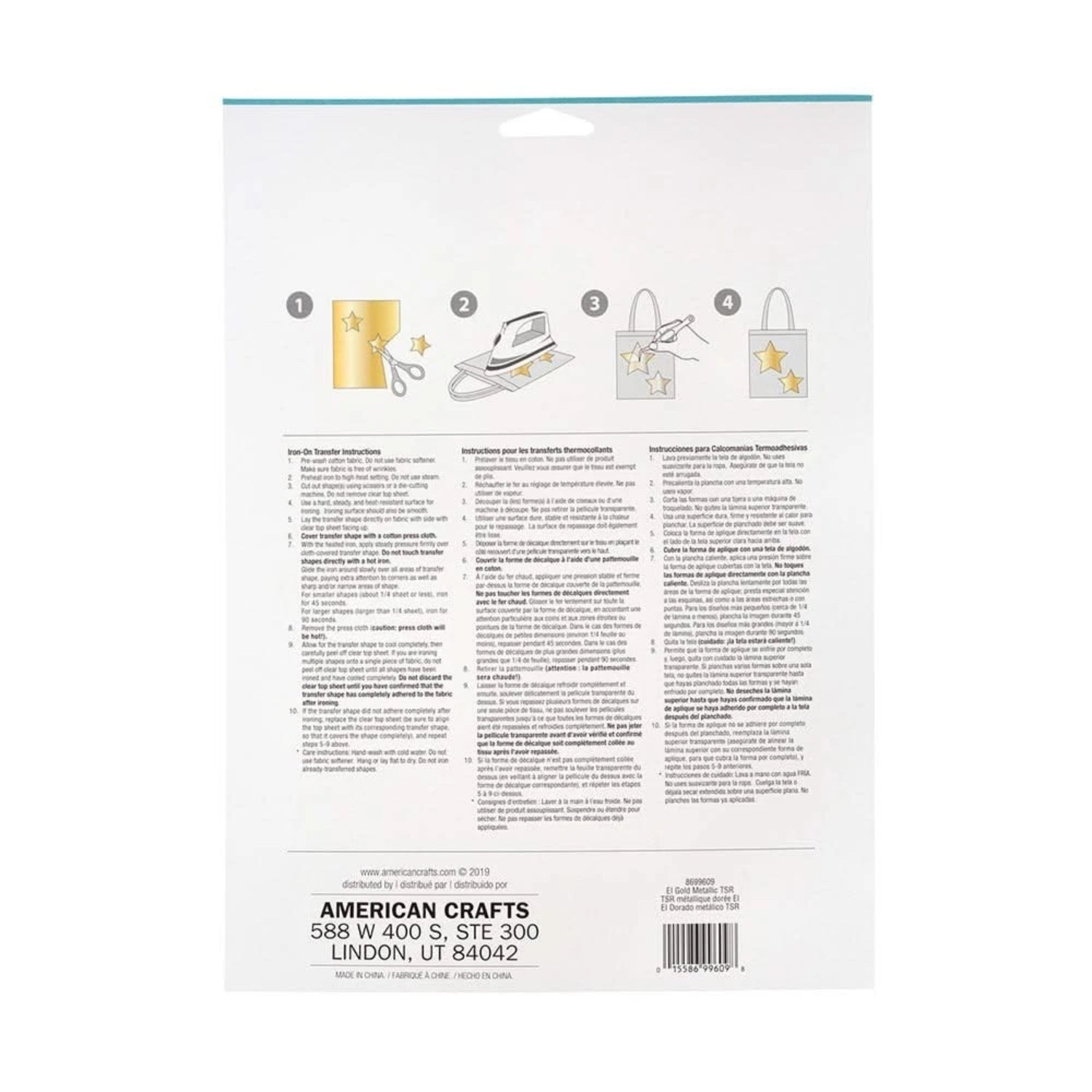 Easy Image Foil Transfer Gold / Hoja de Foil Para Tela Dorada Foil Jolee&