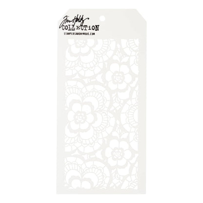 Tim Holtz Layered Stencil Lace / Estencil de Encaje Esténciles / Plantillas Tim Holtz