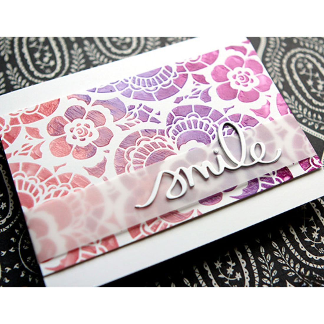 Tim Holtz Layered Stencil Lace / Estencil de Encaje Esténciles / Plantillas Tim Holtz