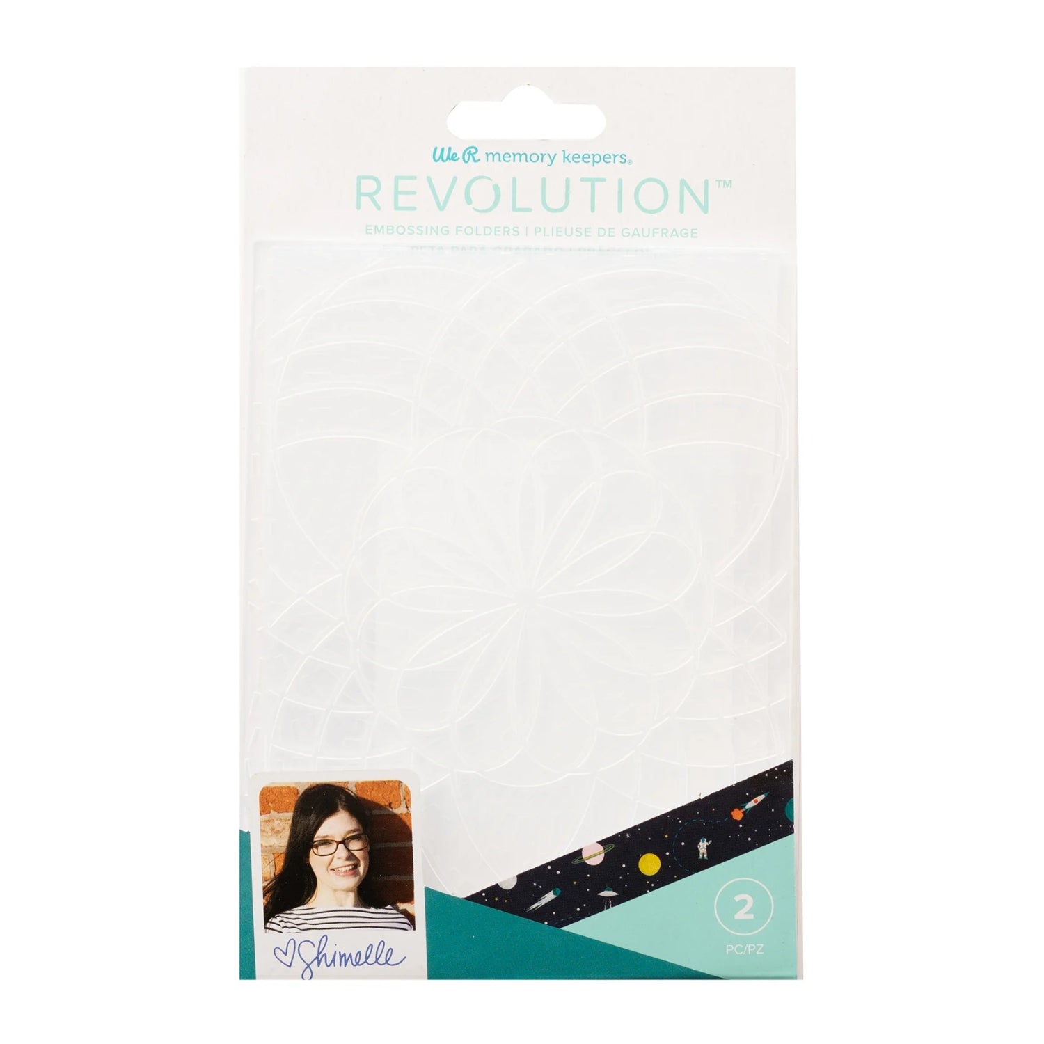Shimelle Embossing Folders / Folders de Grabado Figuras Geométricas Folders de Grabado We R Memory Keepers