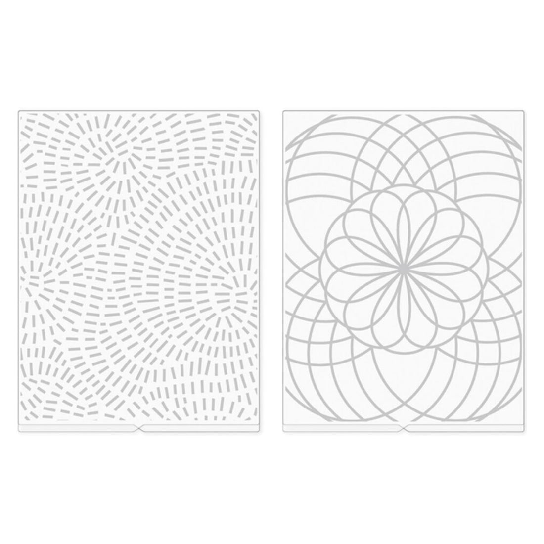 Shimelle Embossing Folders / Folders de Grabado Figuras Geométricas Folders de Grabado We R Memory Keepers
