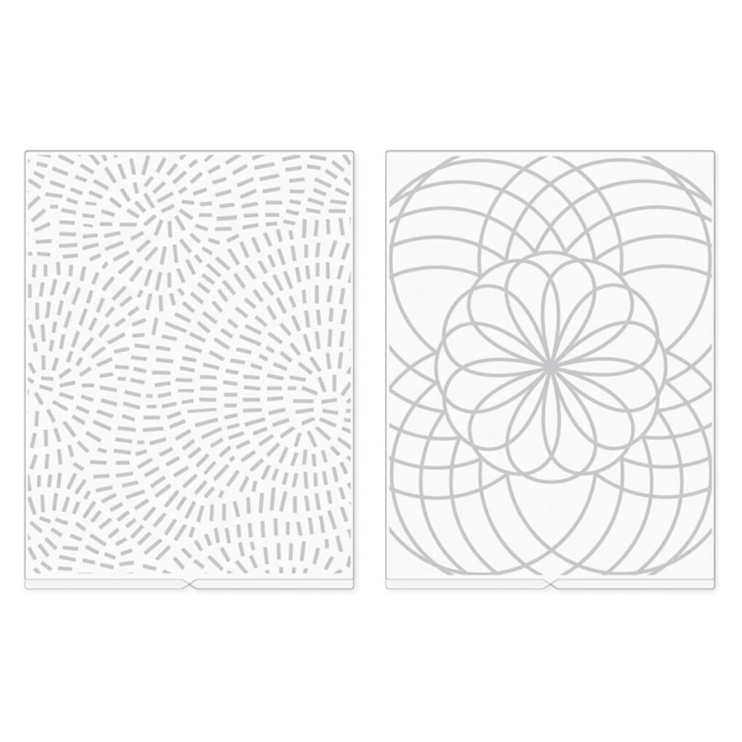Shimelle Embossing Folders / Folders de Grabado Figuras Geométricas Folders de Grabado We R Memory Keepers