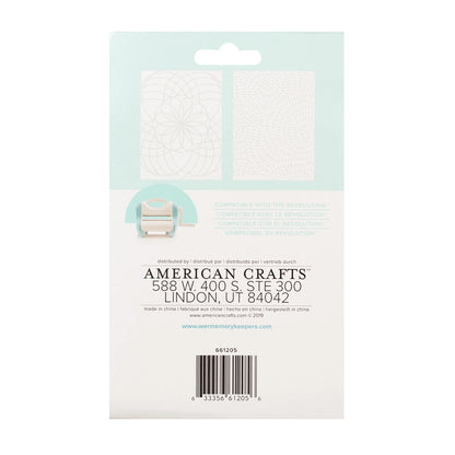Shimelle Embossing Folders / Folders de Grabado Figuras Geométricas Folders de Grabado We R Memory Keepers