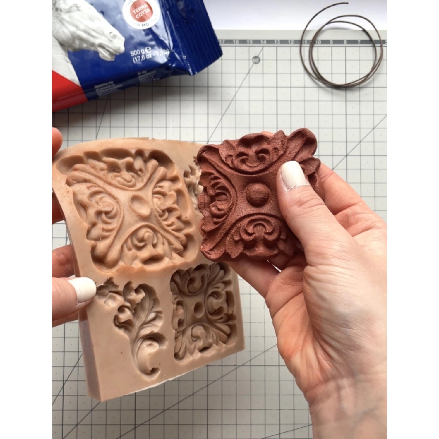 Air Dry Modeling Clay Bold / Arcilla Para Modelar Blanca Modelado Smarta Bold