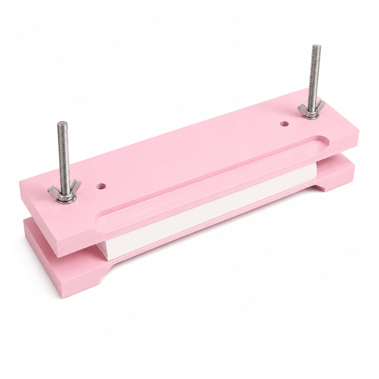 Prensa de Madera Rosa para Encuadernación