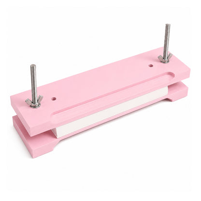 Prensa de Madera Rosa para Encuadernación