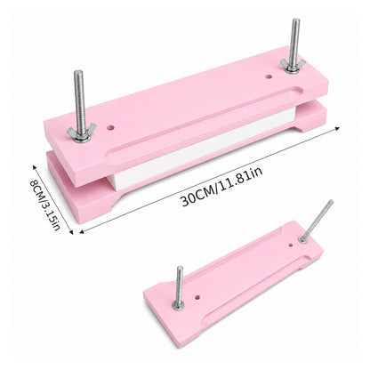 Prensa de Madera Rosa para Encuadernación