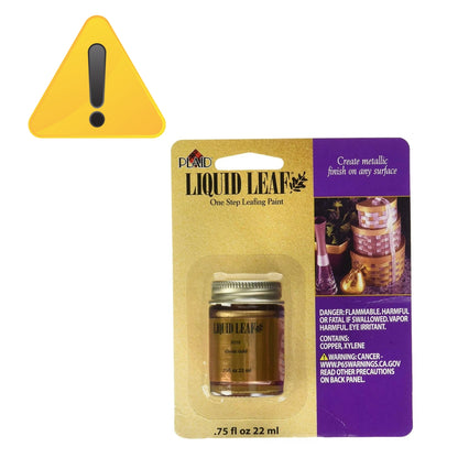 EA Liquid Leaf Paint Gold / Hoja de Oro Líquido Pinturas Plaid