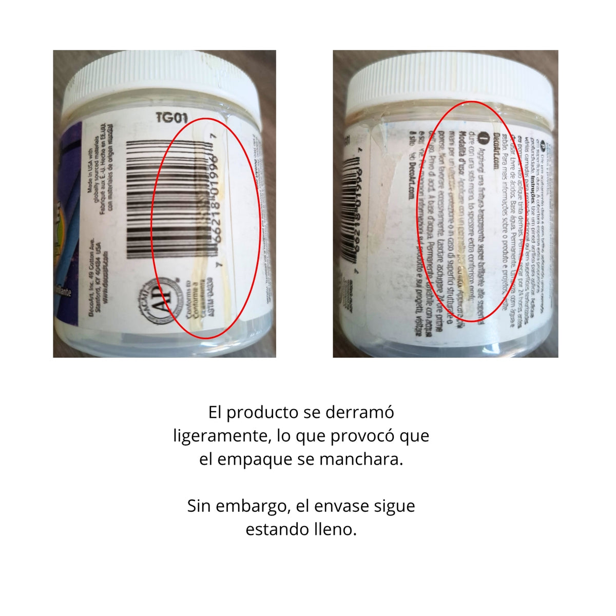 EA Triple Thick Brilliant Brush-On Gloss Glaze 236 ml / Barniz Vitrificante Vitral DecoArt