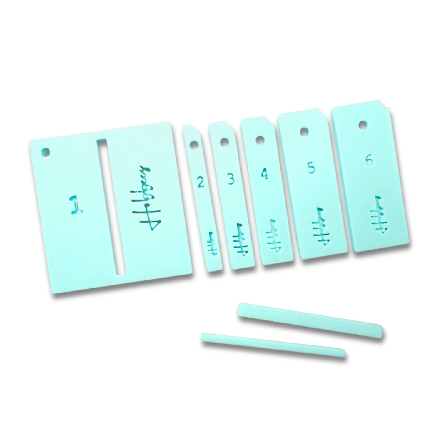 Sistema de Topes de Alineación para Cinch Color Aqua