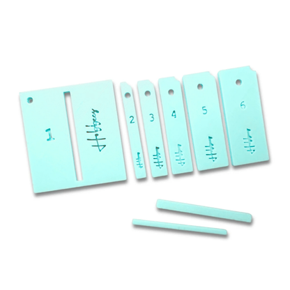 Sistema de Topes de Alineación para Cinch Color Aqua