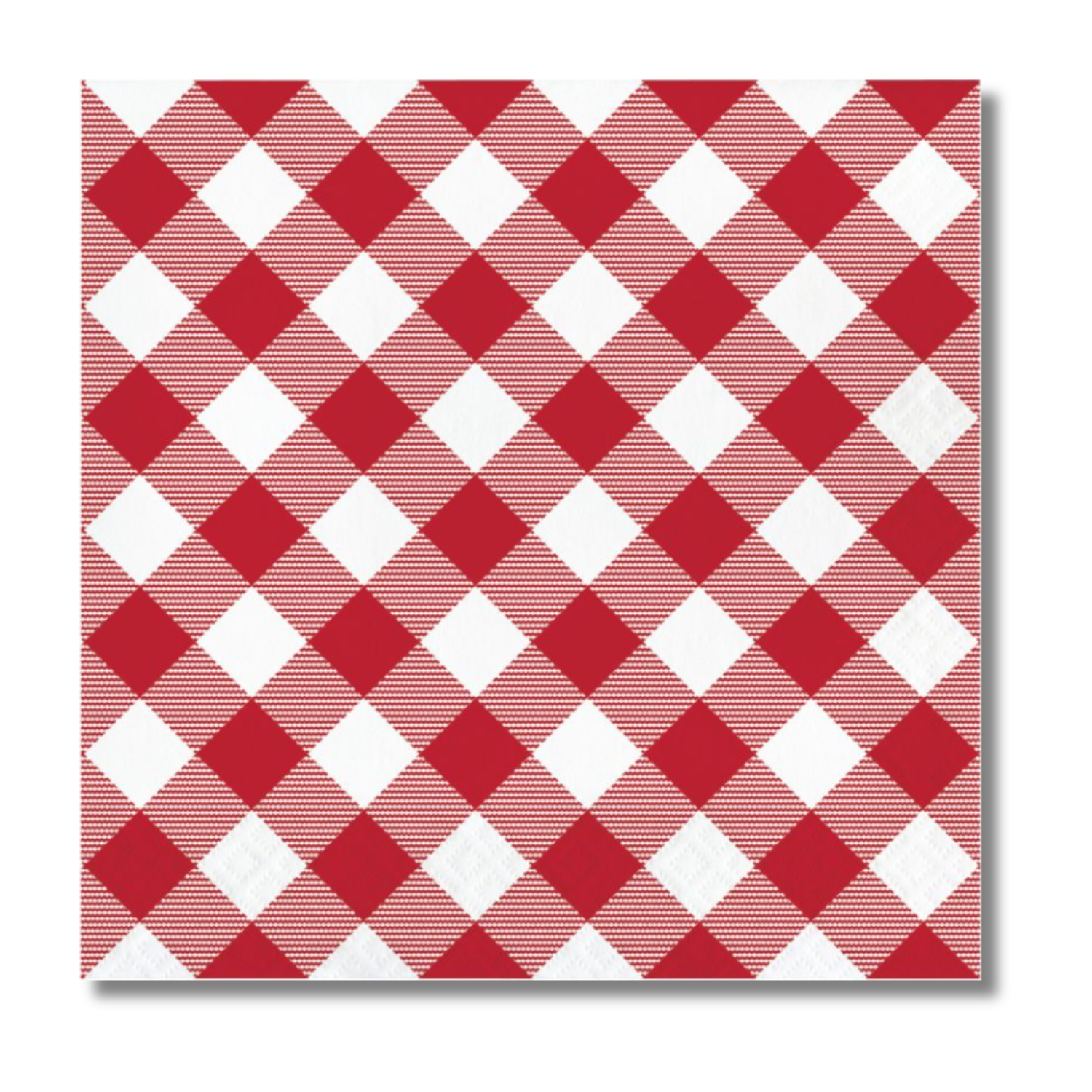 Servilleta de Papel Red Gingham 