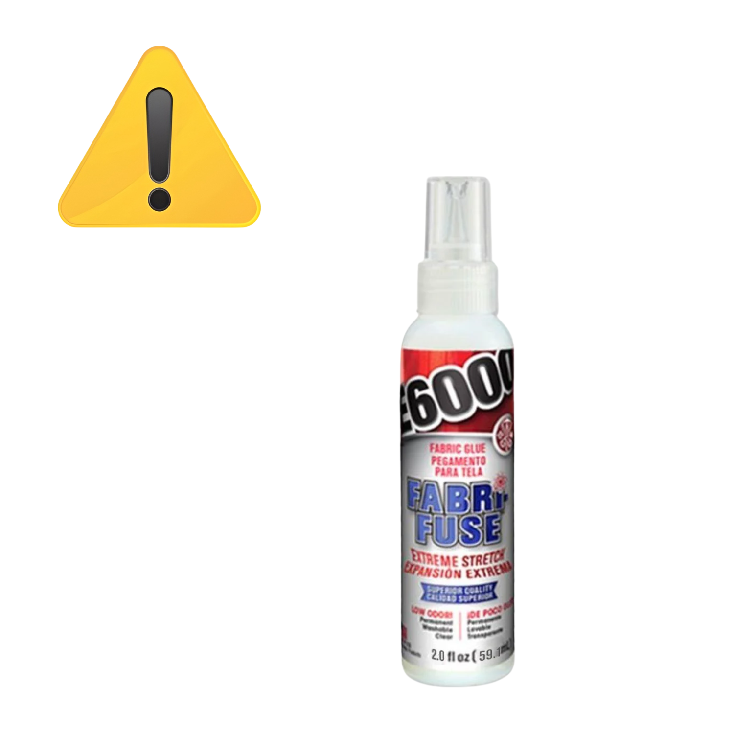 EA E6000 Fabri-Fuse Adhesive 59ml / Pegamento para Textiles y Adornos