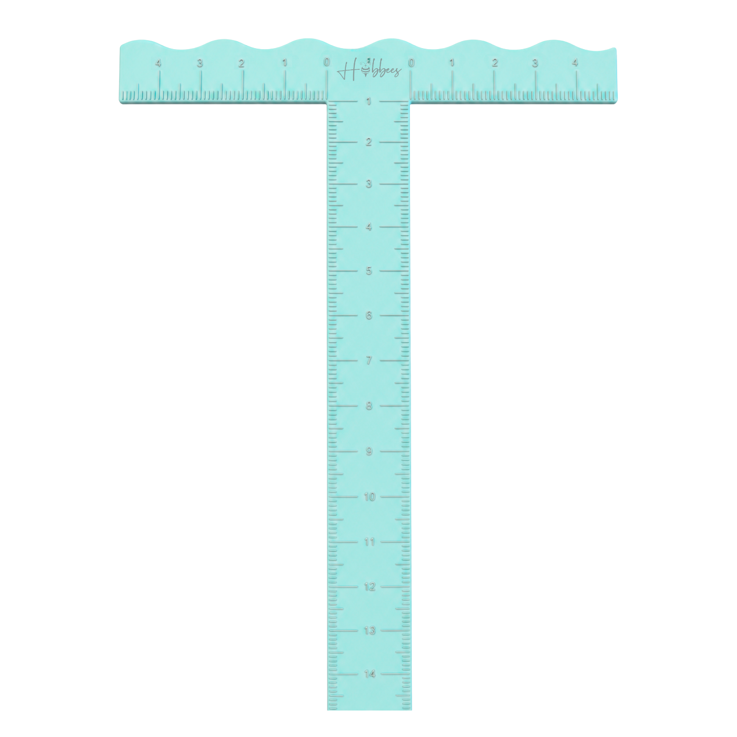 Regla "T" 15cm Aqua