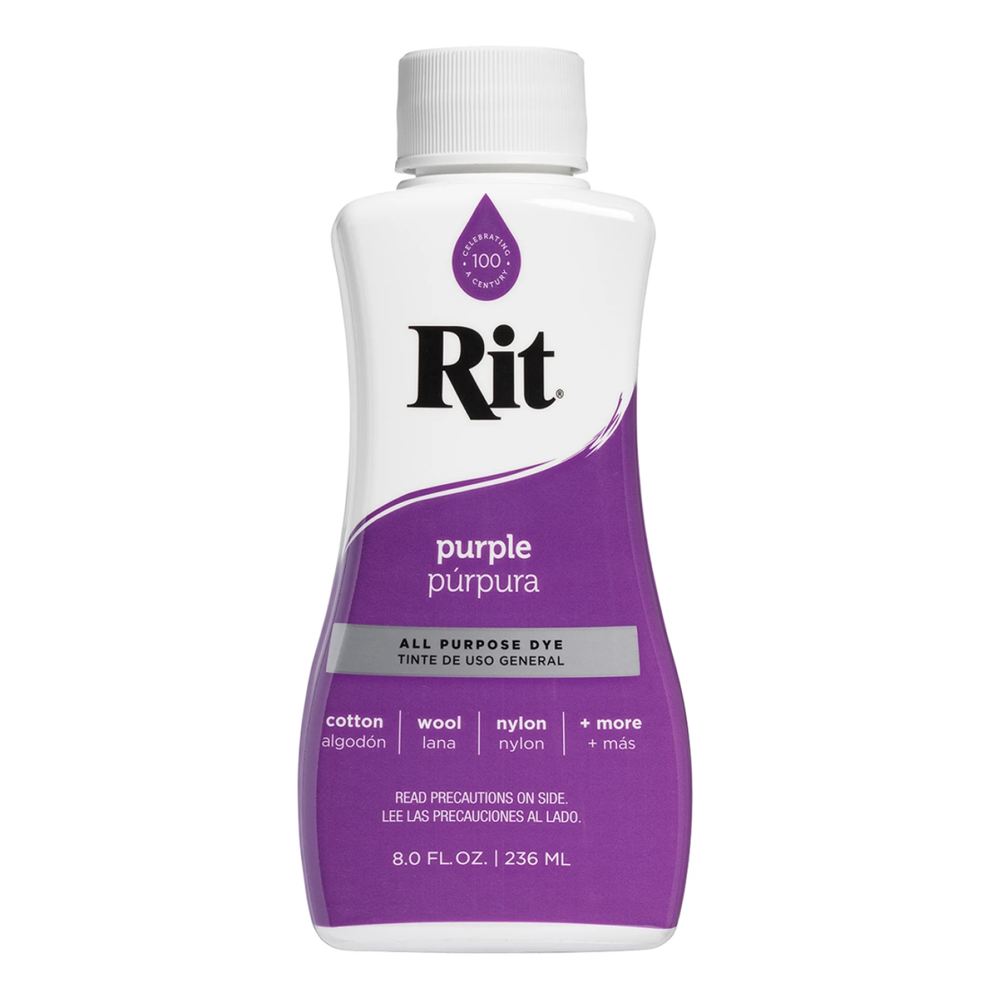 Rit Dye Liquid Purple / Líquido para Teñir Púrpura Pintura para Tela Rit