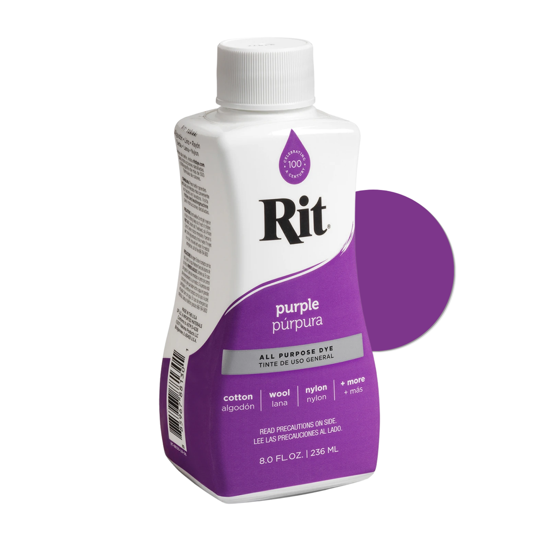 Rit Dye Liquid Purple / Líquido para Teñir Púrpura Pintura para Tela Rit