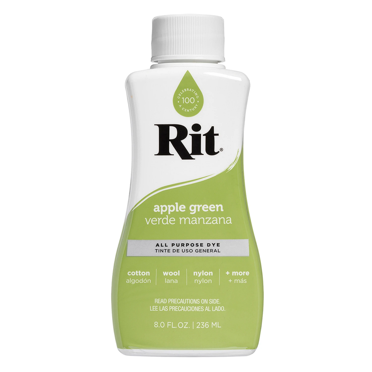 Rit Dye Liquid Apple Green / Líquido para Teñir Verde Manzana Pintura para Tela Rit