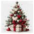 Kit Bordado Punto de Cruz Christmas Tree Embroidery Kit 30cm Costura Dowdell