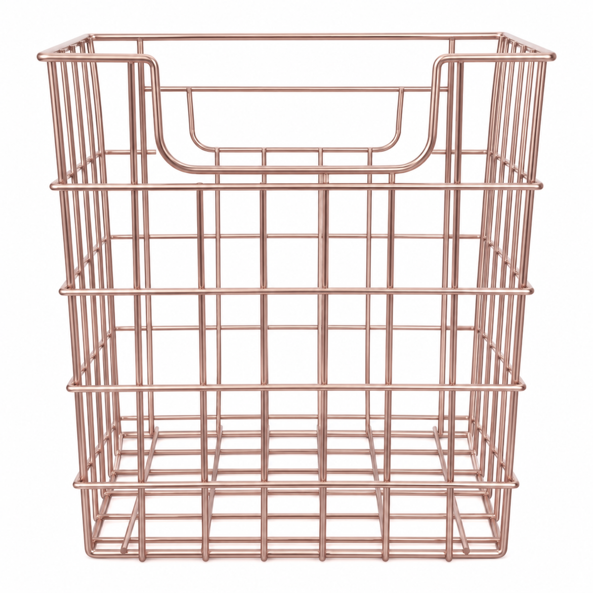Canasta Organizadora Oro Rosa Almacenamiento y Organización Home Line