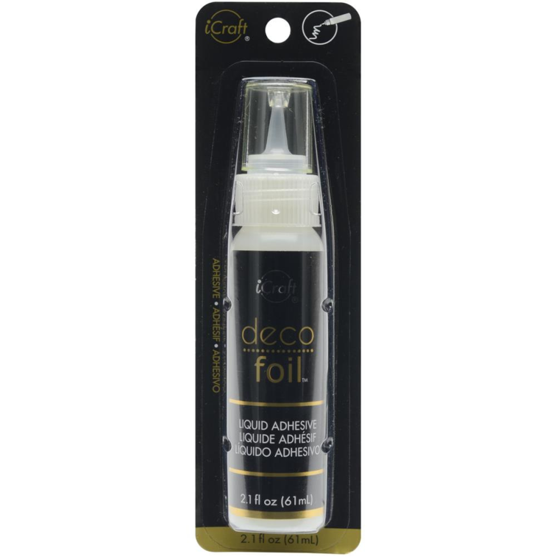 Deco Foil Liquid Adhesive / Adhesivo para Foil Adhesivos / Pegamentos iCraft