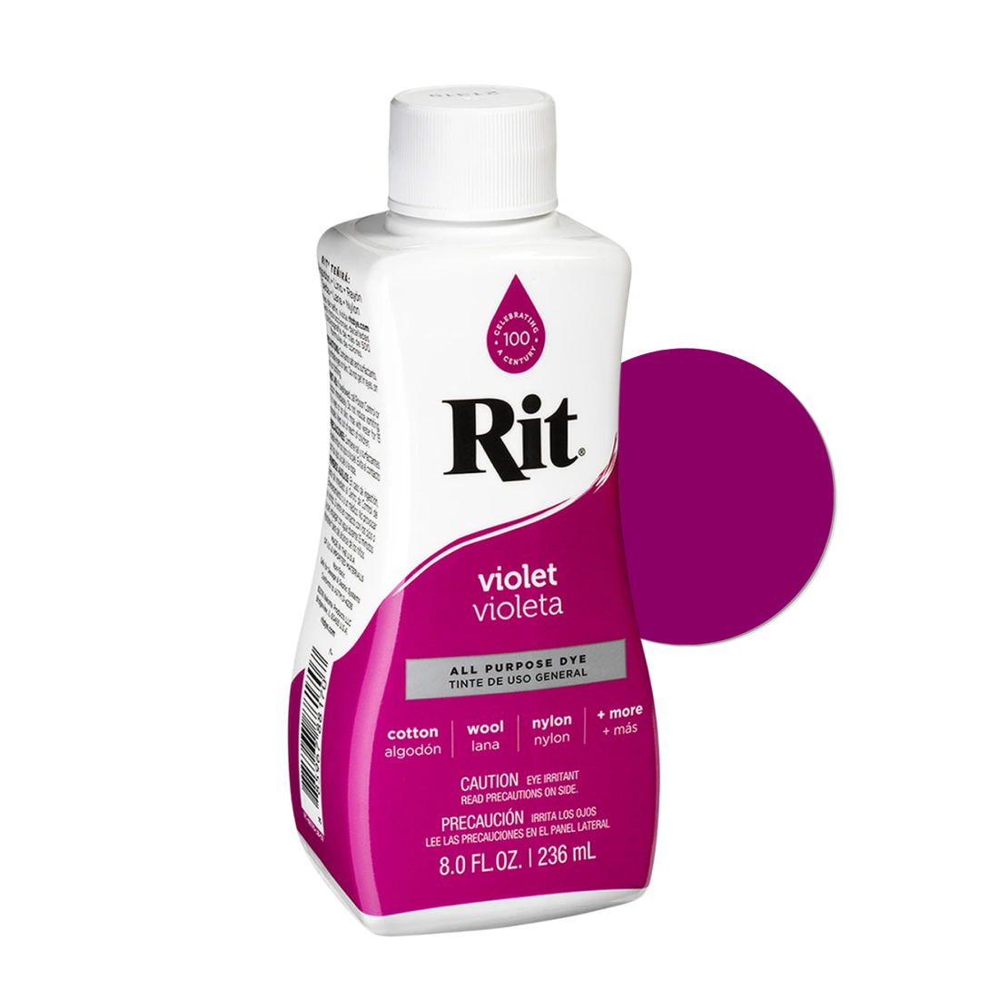 Rit Dye Liquid Violet / Líquido para Teñir Violeta Pintura para Tela Rit