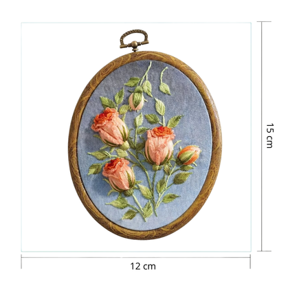 Kit Bordado Flower Bouquet Embroidery Kit 15cm
