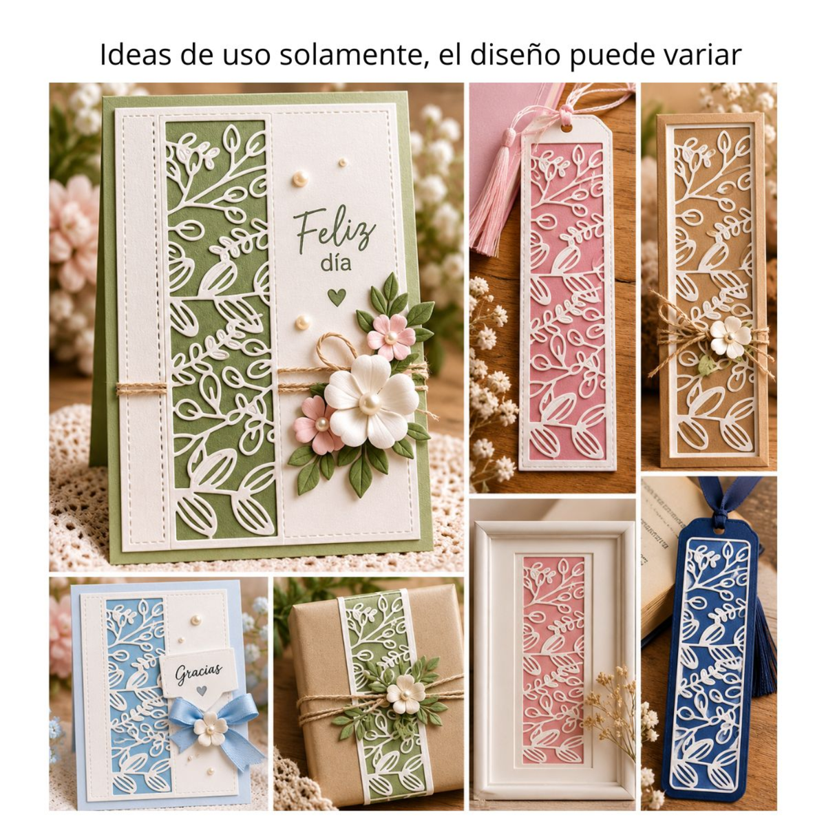 Troquel Cenefa Jardín Botánico * Con Pequeño defecto Dados de Corte / Suajes / Troqueles Hobbees