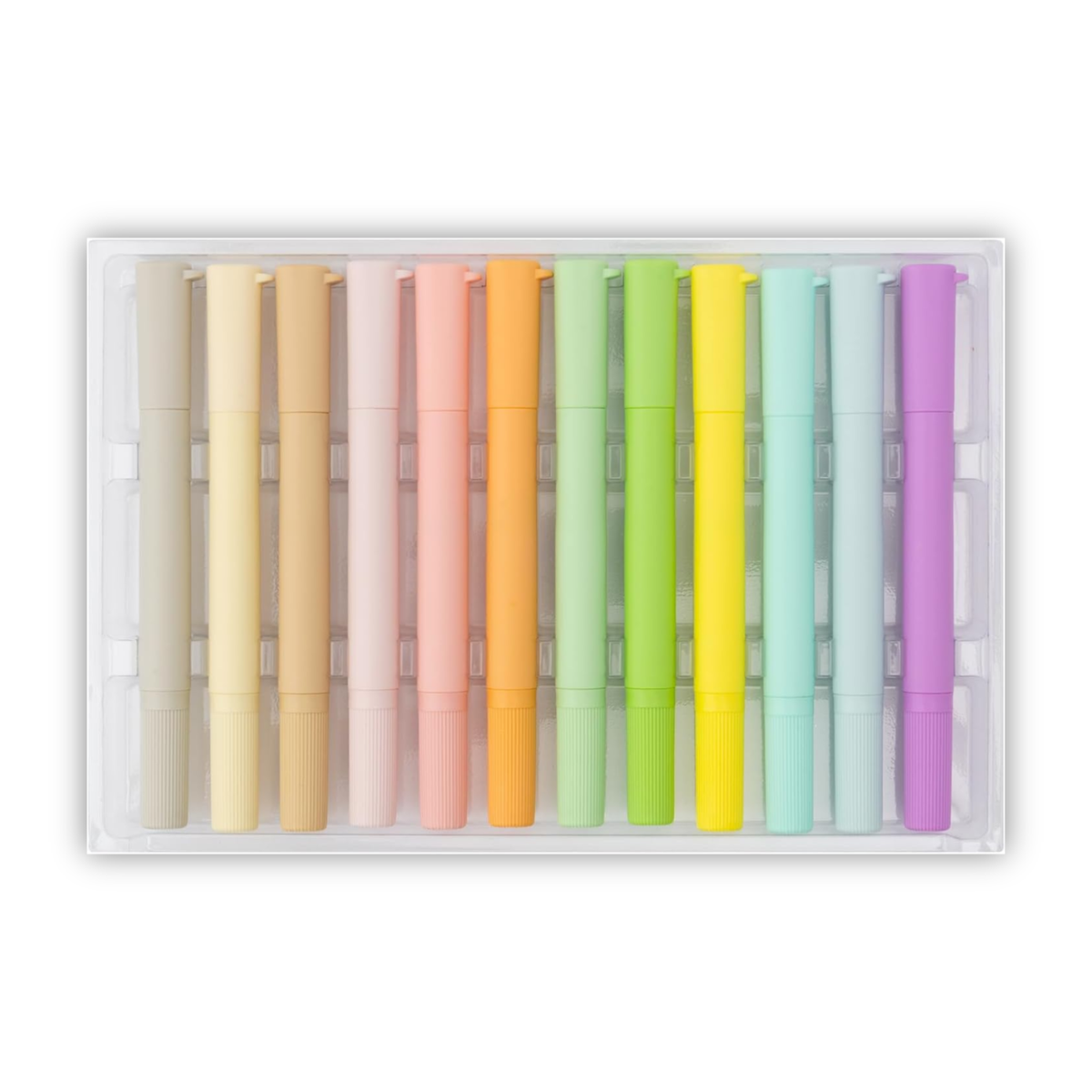 Pigment Pens Pastels / 12 Plumones Tempera Colores Pastel